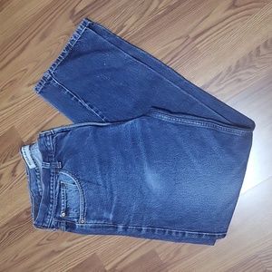 Mens Levi's 505 denim blue jeans pants bottoms big & tall 38 x 34 relaxed fit